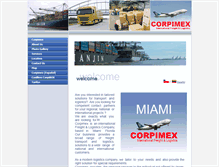 Tablet Screenshot of corpimex.com
